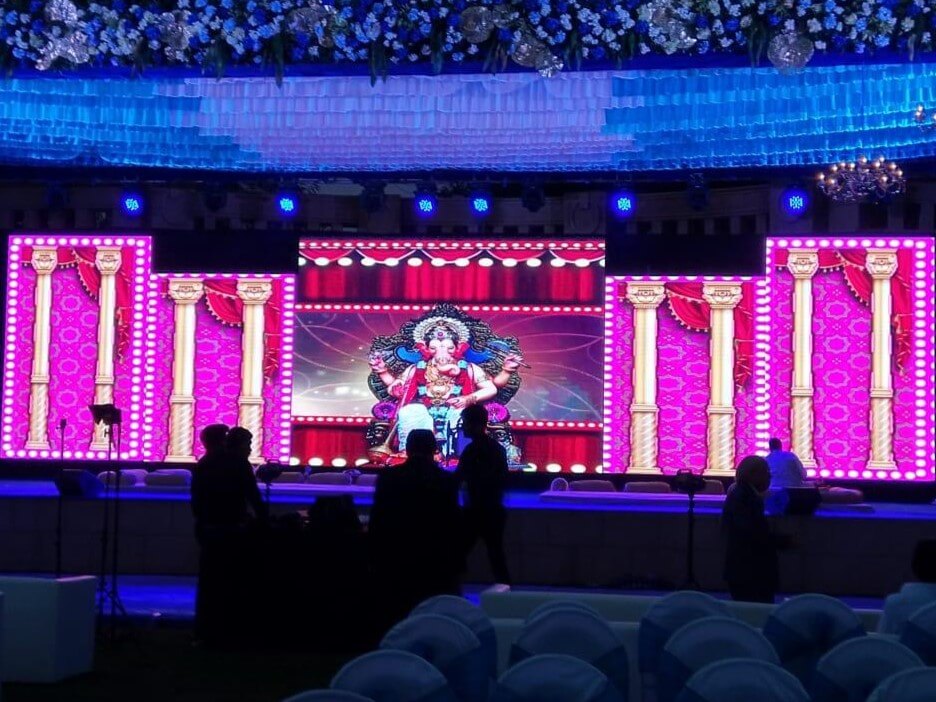 Don_t Worry Events Wedding Planner (Sangeet backdrop)